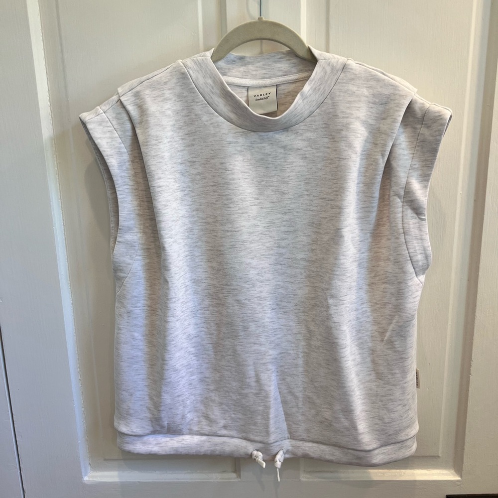 Varley Light Gray Sleeveless Top